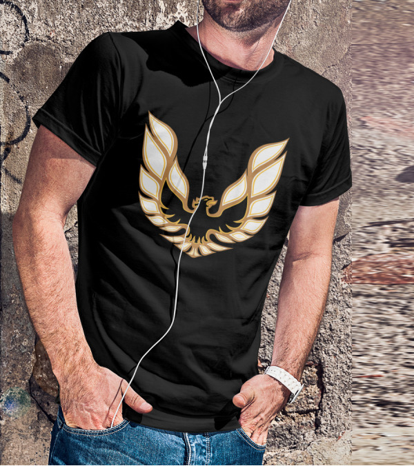 Pontiac Firebird Iconic Gold Phoenix T-Shirt