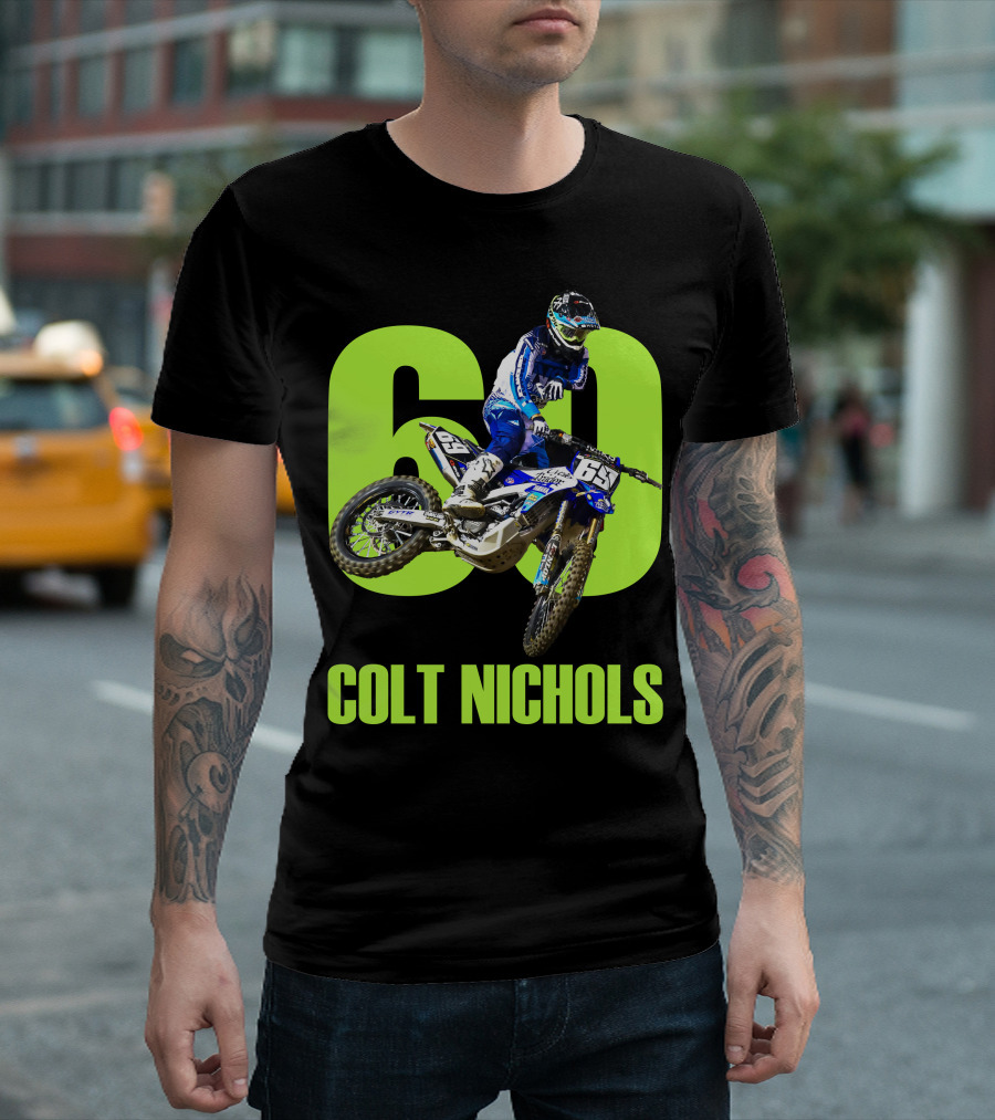 Colt Nichols 60 Motocross Rider Action T-Shirt