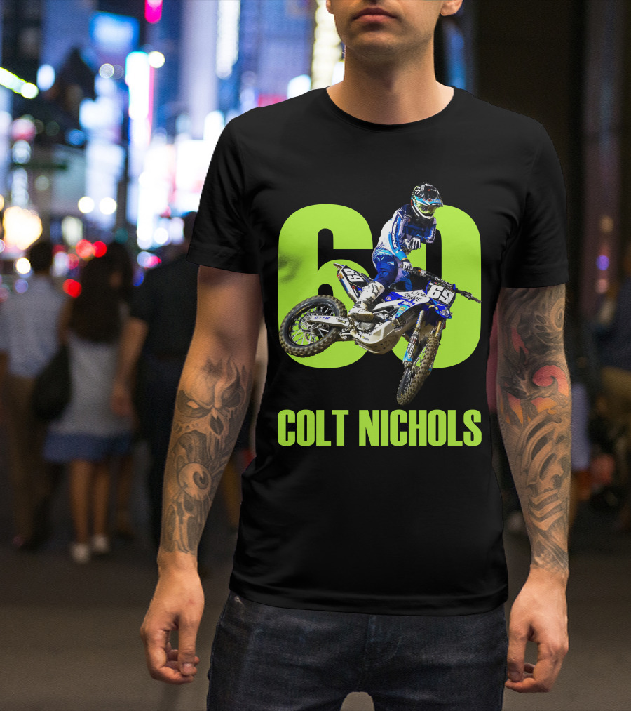 Colt Nichols 60 Motocross Rider Action T-Shirt