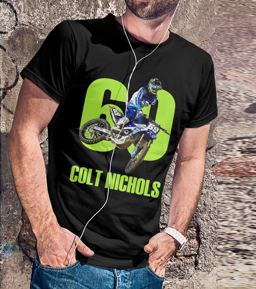 Colt Nichols 60 Motocross Rider Action T-Shirt