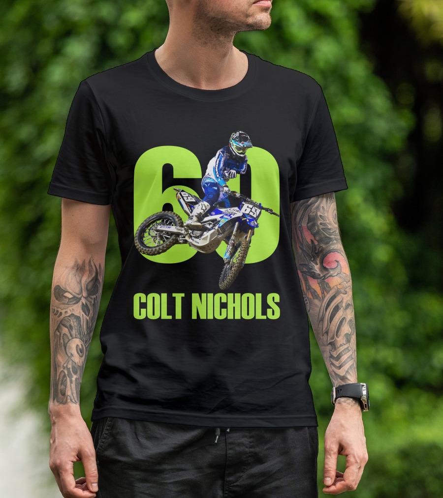 Colt Nichols 60 Motocross Rider Action T-Shirt