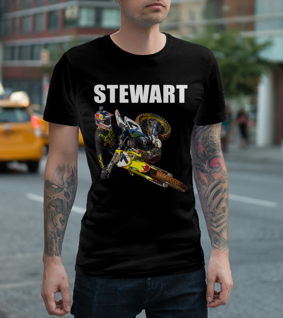 STEWART Moto Racer Number 7 T-Shirt
