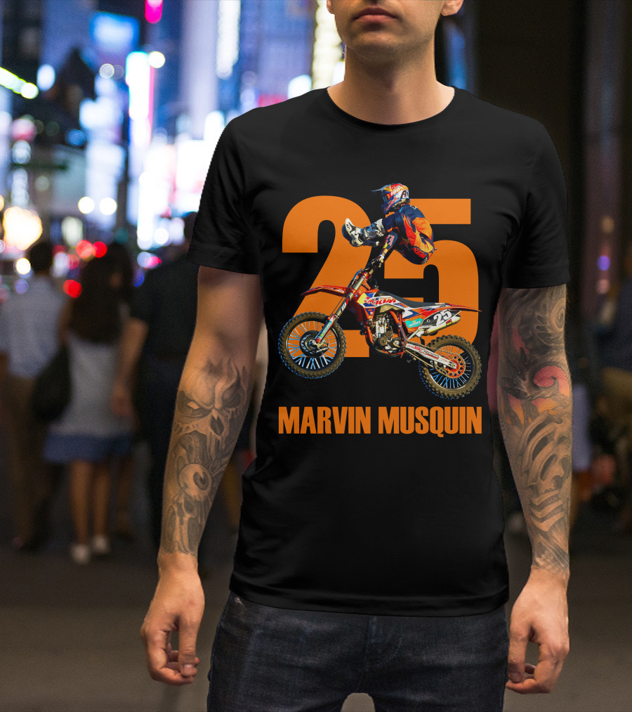 Marvin Musquin 25 KTM Motocross Stunt T-Shirt