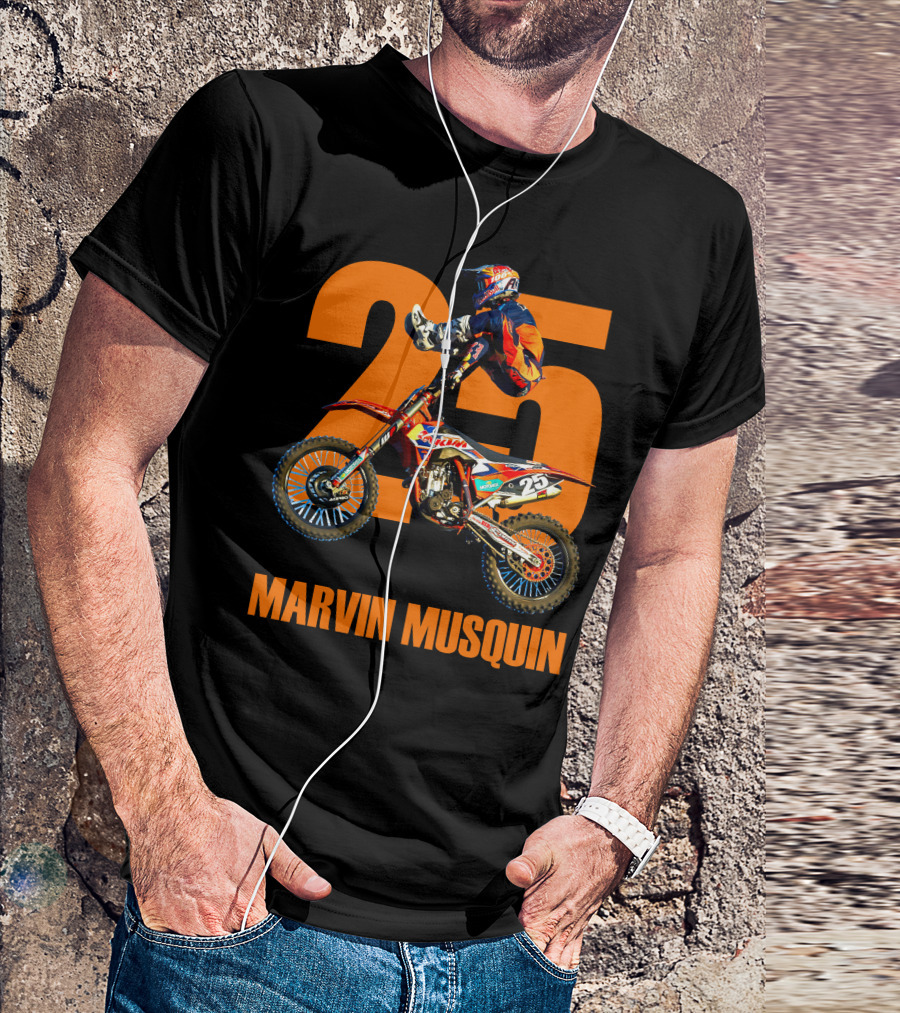 Marvin Musquin 25 KTM Motocross Stunt T-Shirt