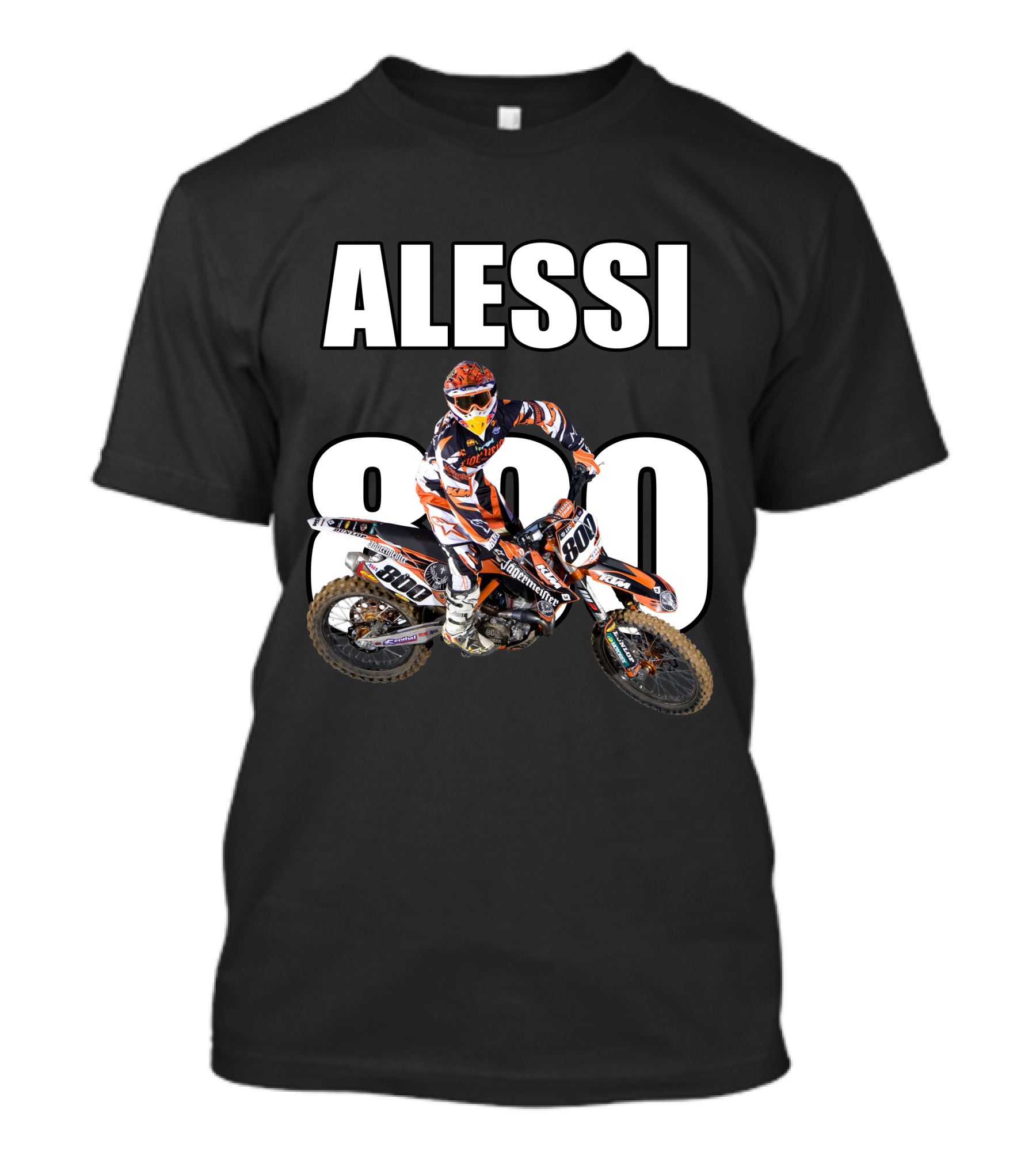 Alessi 800 Motocross Rider Racing Gear T-Shirt
