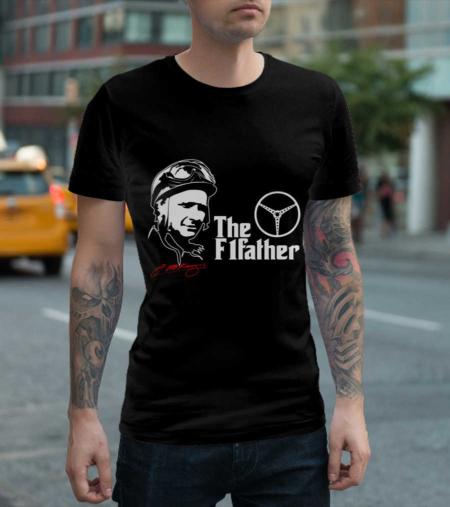 The F1 Father Juan Manuel Fangio Mercedes-Benz T-Shirt