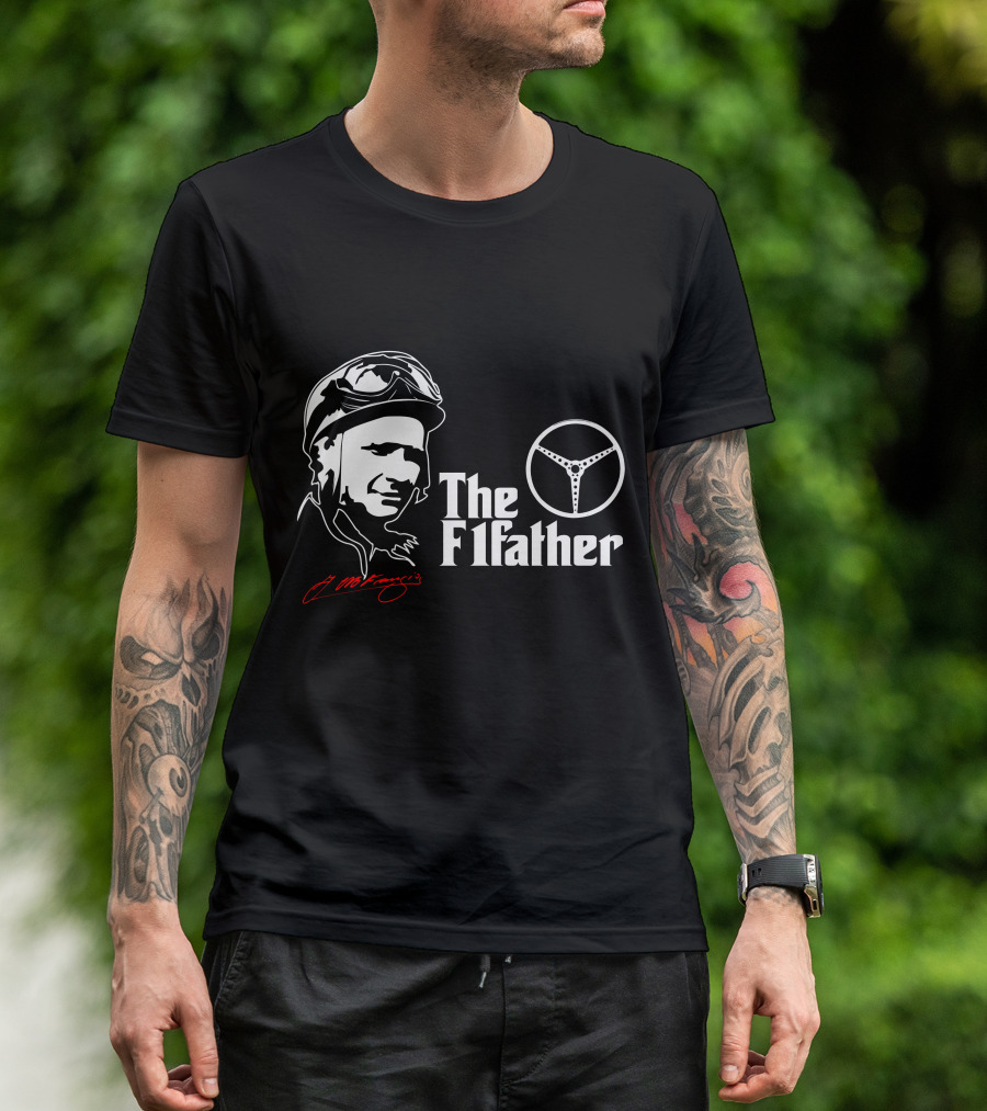 The F1 Father Juan Manuel Fangio Mercedes-Benz T-Shirt