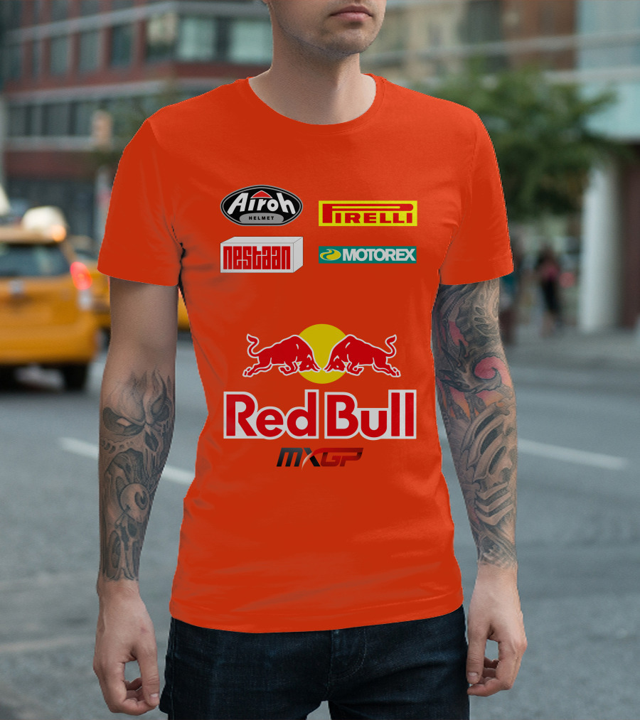 JEFFREY HERLINGS Airoh Pirelli Nestean Motorex Red Bull MXGP T-Shirt