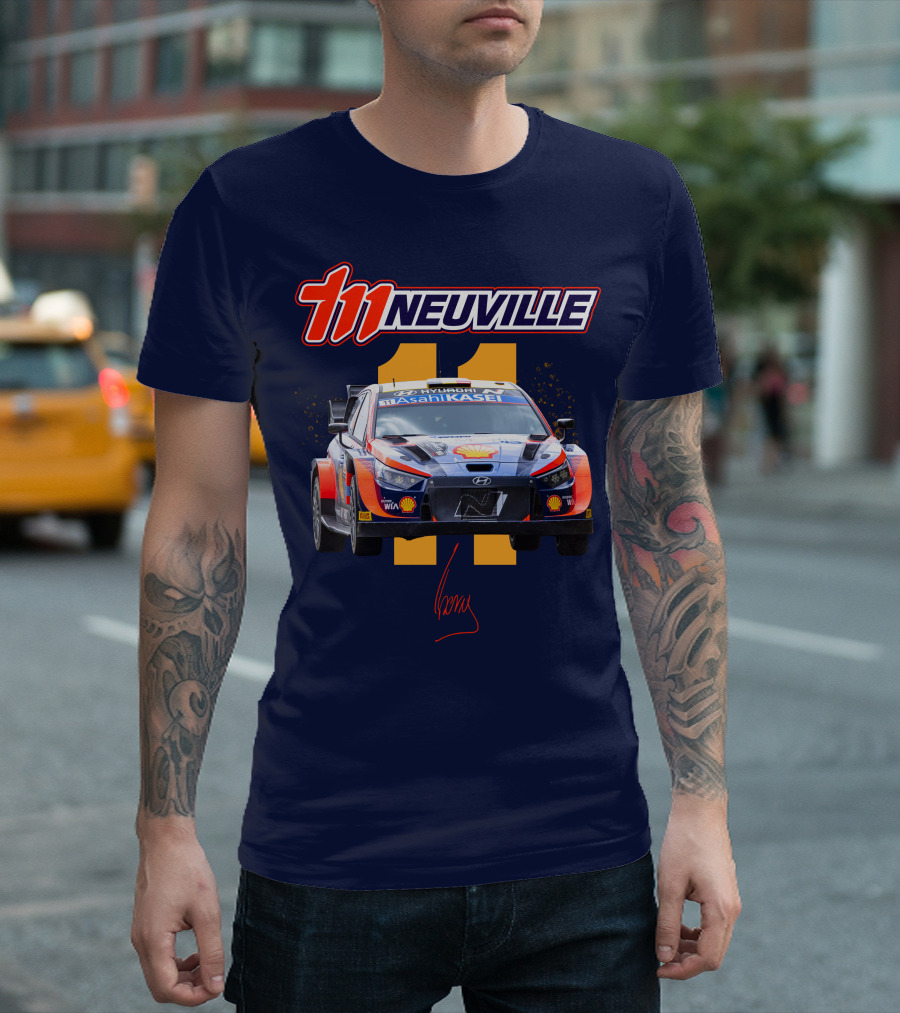 Thierry Neuville Hyundai i20 N Rally1 Asahi Kasei Shell Racing 11 T-Shirt