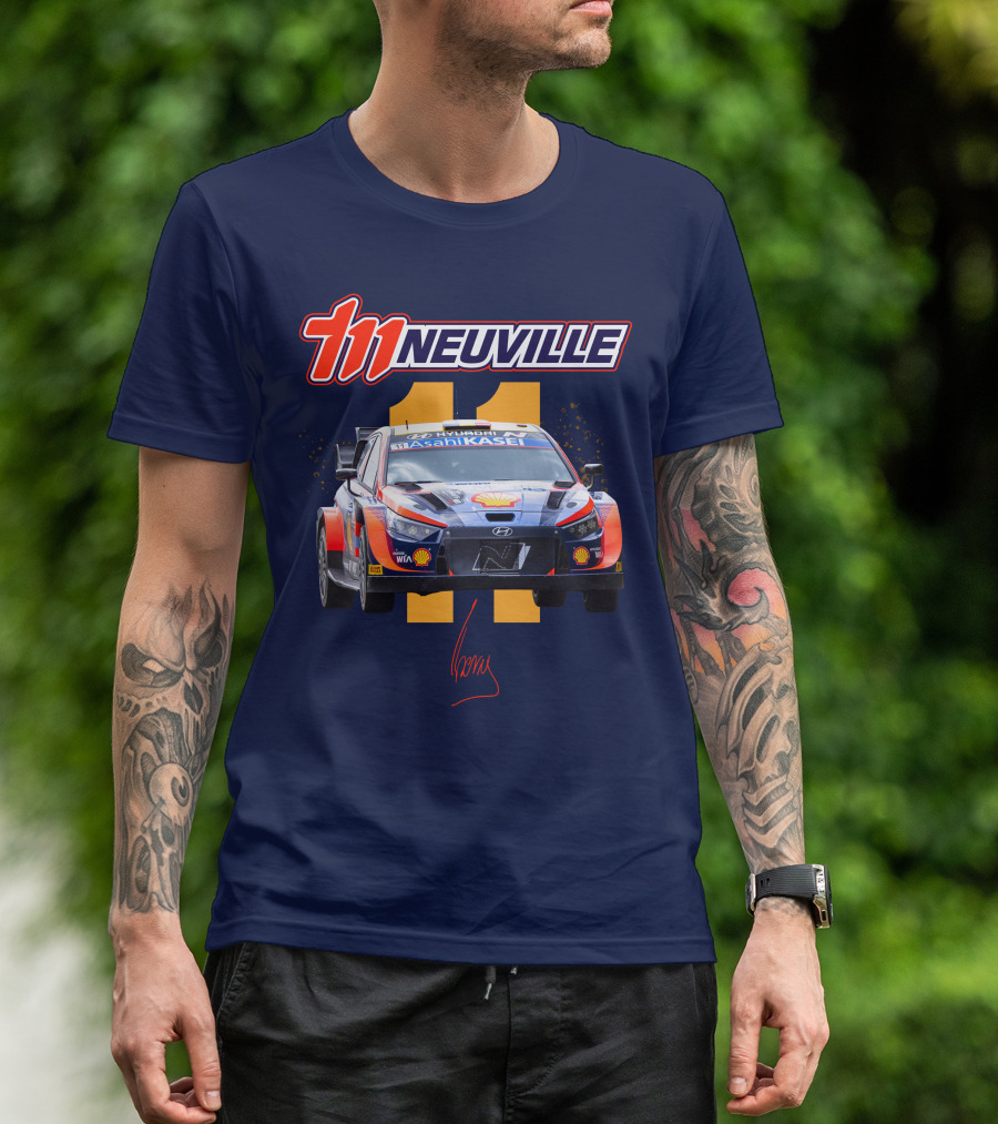 Thierry Neuville Hyundai I20 N Rally1 Asahi Kasei Shell Racing 11 T-Shirt