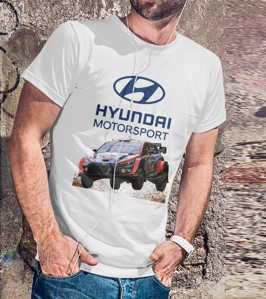 Hyundai Motorsport Neuville Rally Car Team T-Shirt
