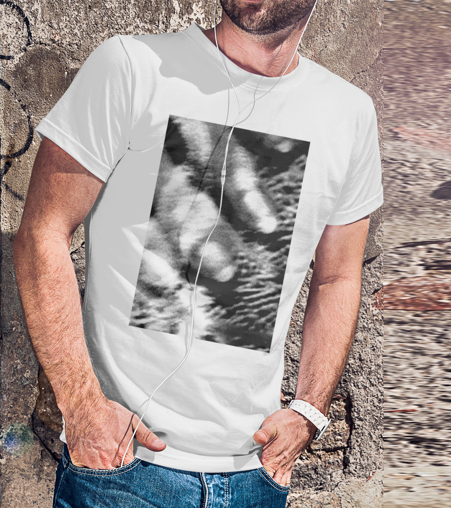 Cocteau Twins 18 Monochrome Abstract Texture T-Shirt