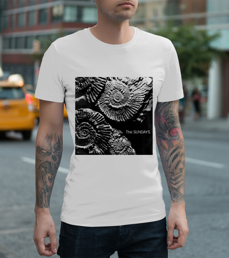 The Sundays Cocteau Twins Ammonite Fossil T-Shirt