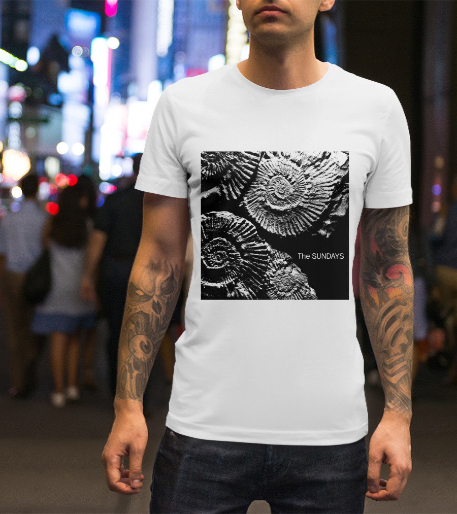 The Sundays Cocteau Twins Ammonite Fossil T-Shirt