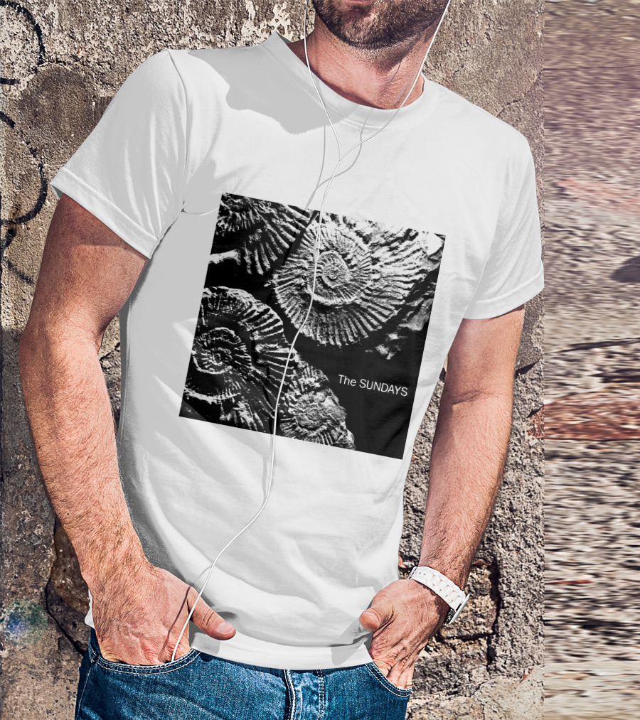 The Sundays Cocteau Twins Ammonite Fossil T-Shirt