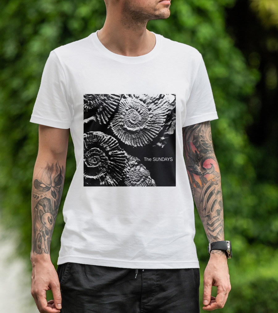 The Sundays Cocteau Twins Ammonite Fossil T-Shirt