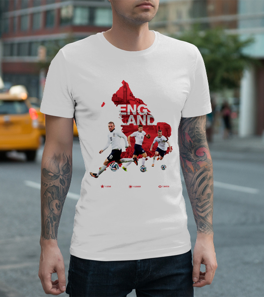 England Soccer Stars The Star The Leader To Watch T-Shirt