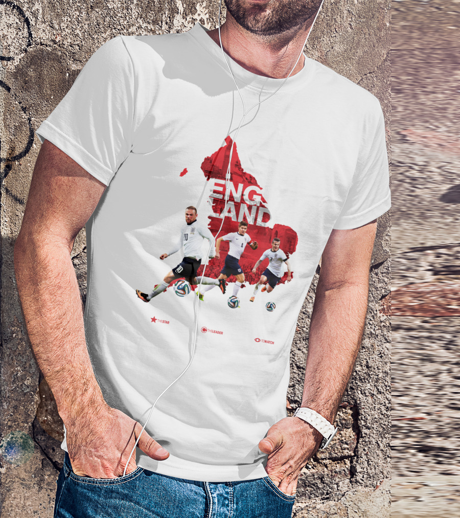 England Soccer Stars The Star The Leader To Watch T-Shirt