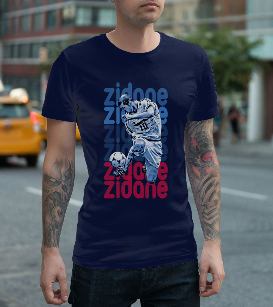 Zidane Zidane Zidane Zidane Football Legend 10 T-Shirt