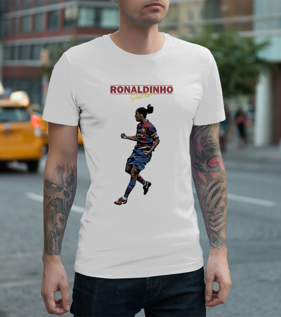 Ronaldinho Gaúcho Barcelona Soccer Legend T-Shirt