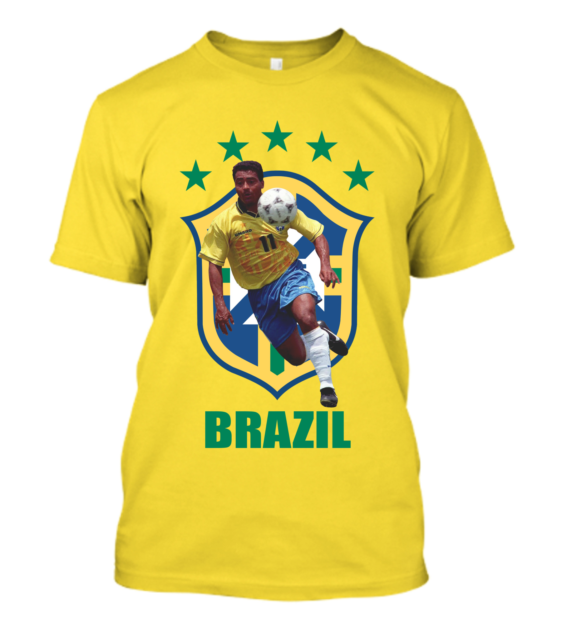 Romario Brazil Soccer Legend Iconic Moment T-Shirt