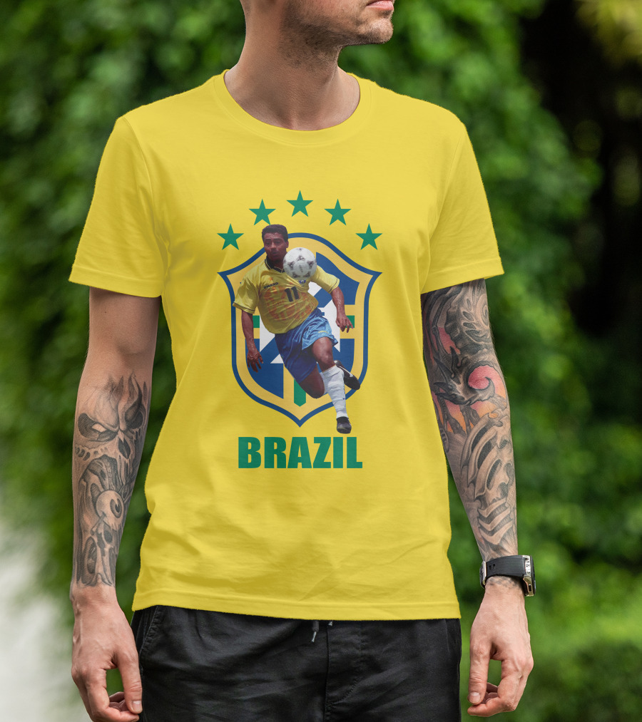 Romario Brazil Soccer Legend Iconic Moment T-Shirt