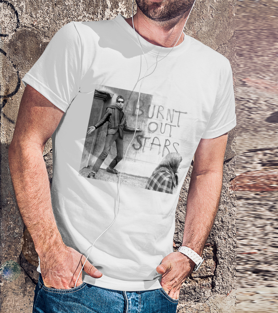 Shane Macgowan Burnt Out Stars Graffiti Photography T-Shirt