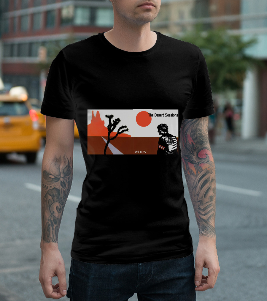 The Desert Sessions Vol III/IV Red Sun Joshua Tree T-Shirt
