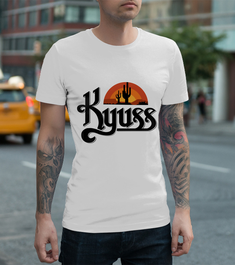 Kyuss Rock Metal Desert Sunset Stoner Hard T-Shirt