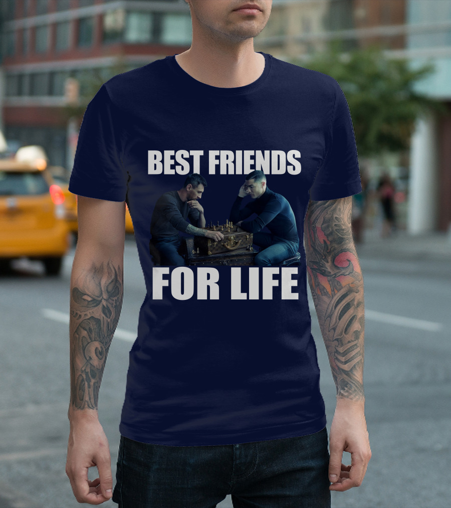 Best Friends For Life Chess Duel T-Shirt