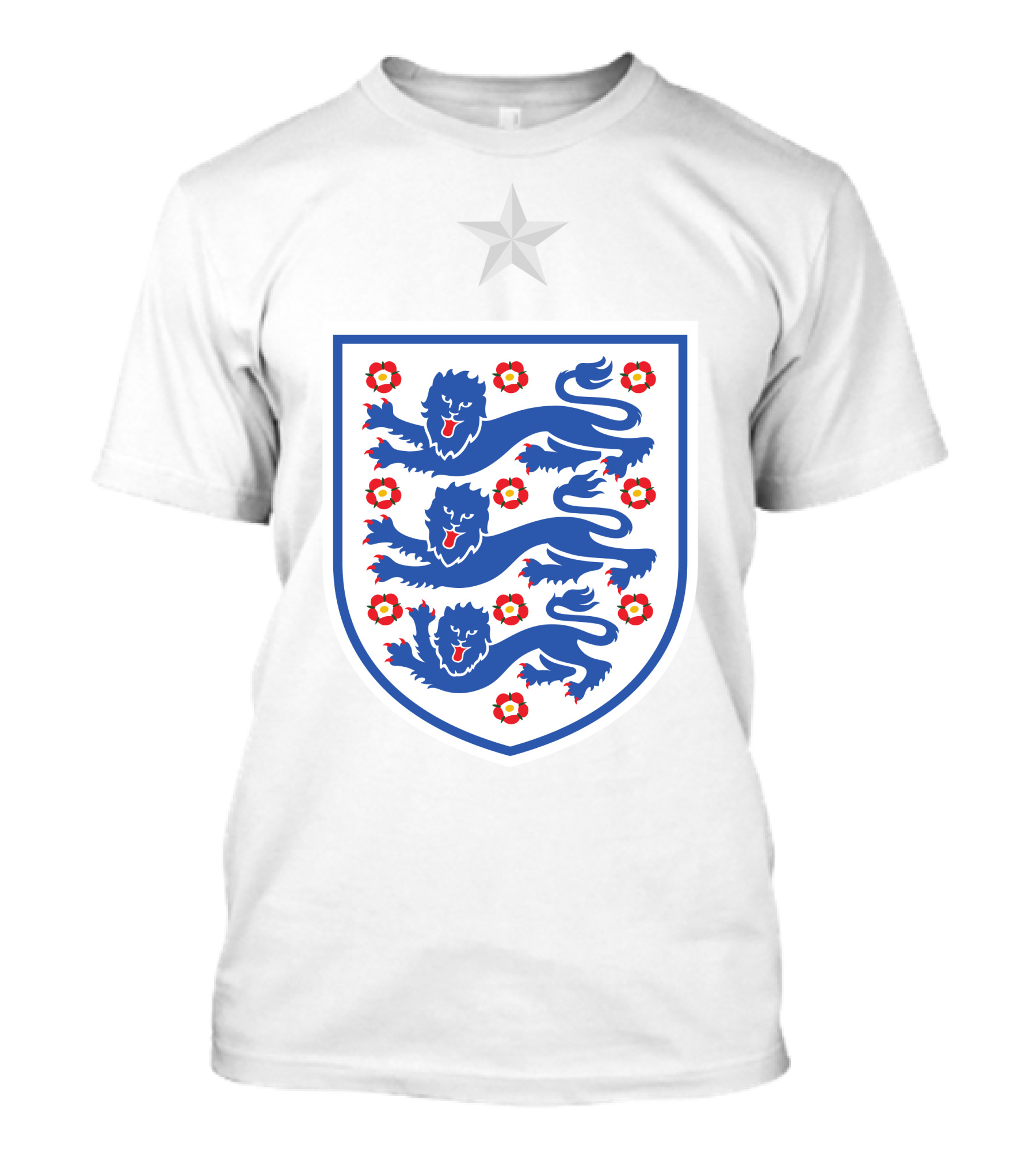 Bukayo Saka 17 Three Lions England Football Star T-Shirt