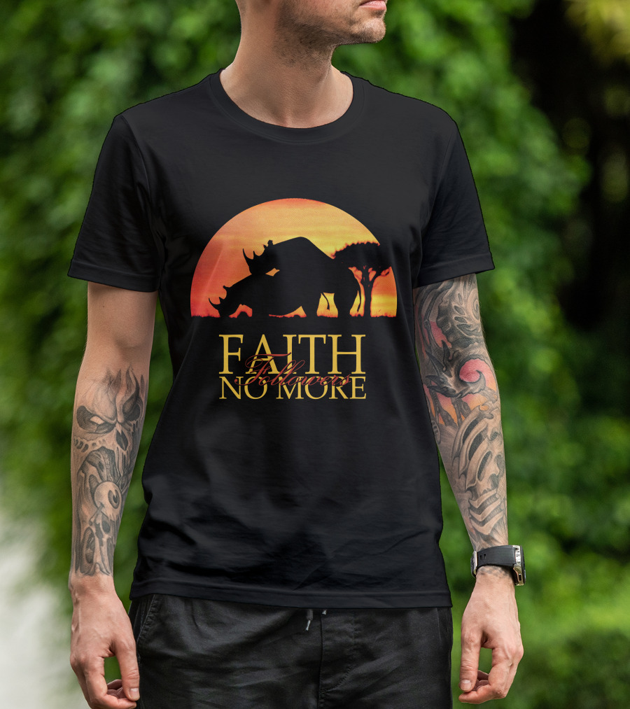 Faith No More Easy Followers Rhino Sunset T-Shirt