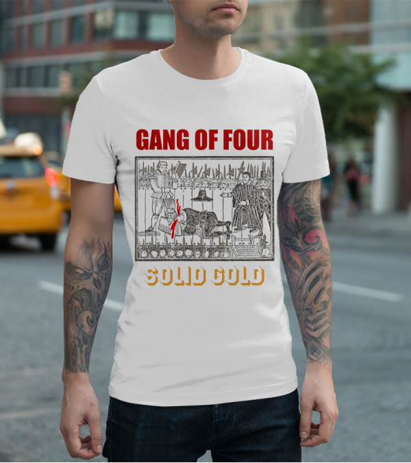 Gang Of Four Solid Gold Medieval Execution T-Shirt