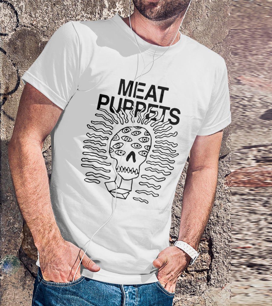 Meat Puppets Monsters Eye Skull T-Shirt