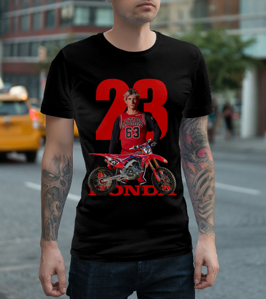 Chase Sexton 23 Honda 63 Alpinestars Racing Motocross T-Shirt