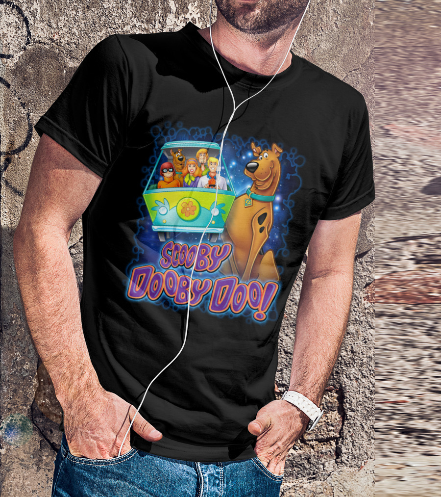 Scooby Dooby Doo Mystery Machine Adventure With The Gang T-Shirt