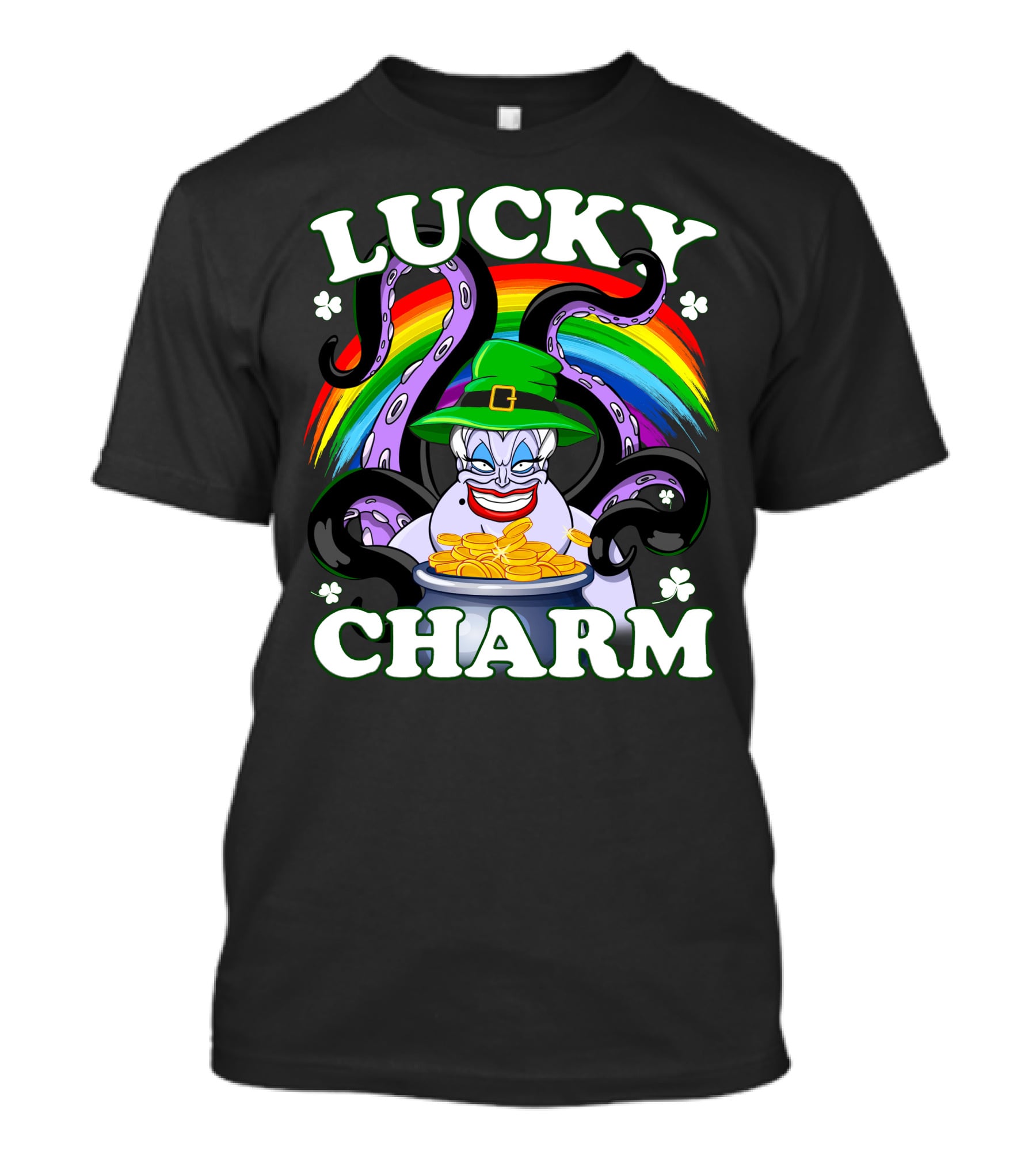 LUCKY CHARM Ursula Rainbow Pot Of Gold T-Shirt