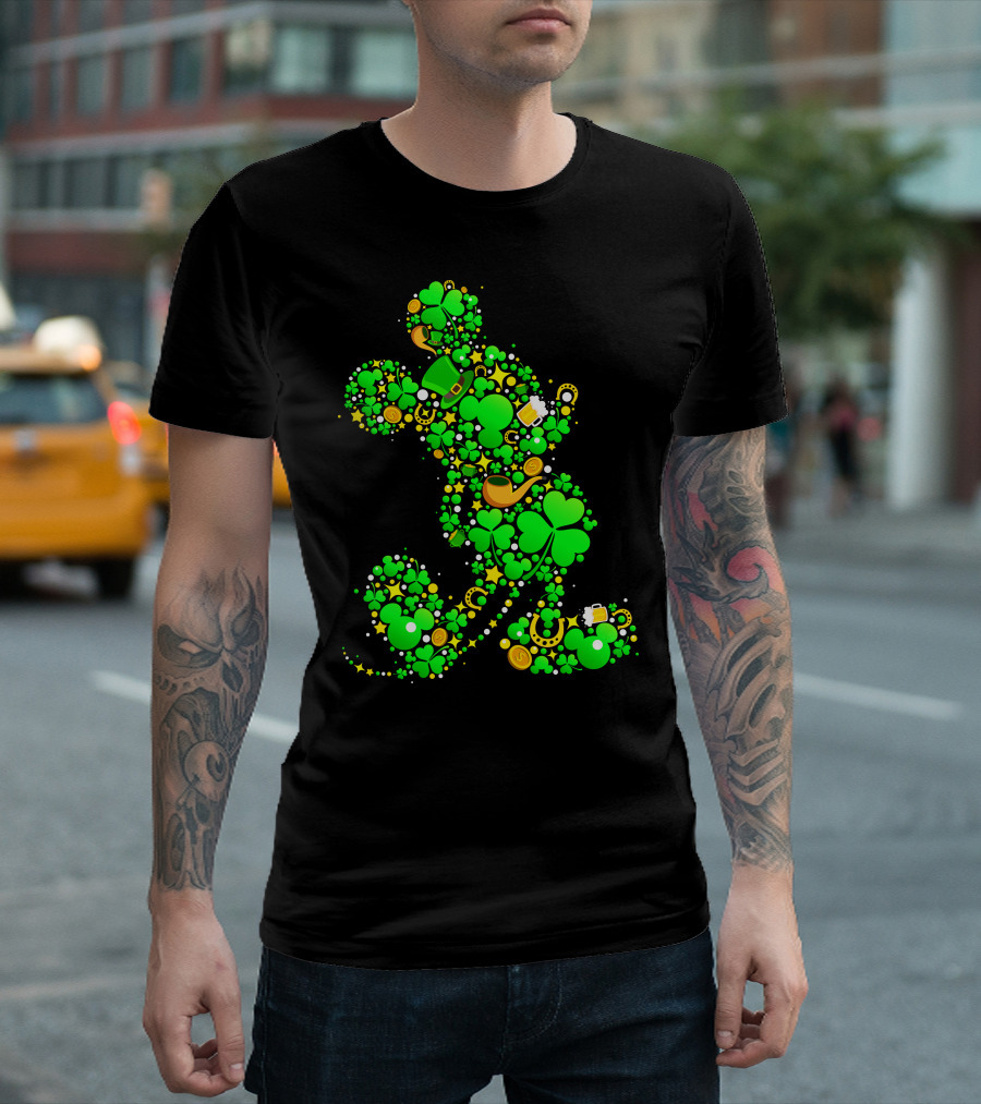 Mickey Mouse Shamrock Luck St. Patrick's Day 2019 T-Shirt