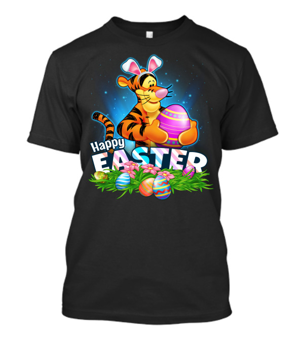 Tigger Happy Easter Eggs Spring Festival Celebration T-Shirt