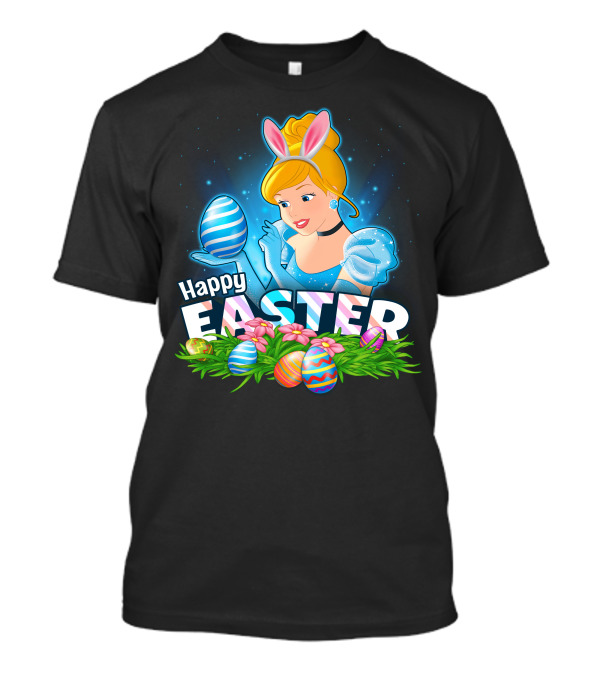 Cinderella Bunny Ears Easter Eggs Celebration T-Shirt