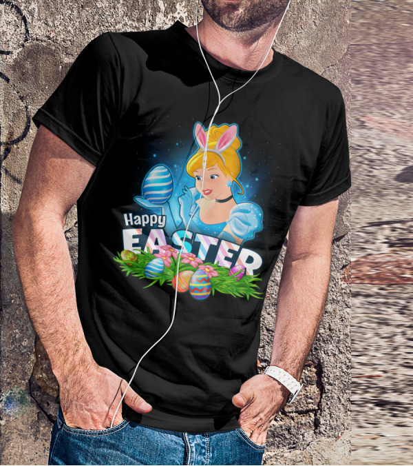Cinderella Bunny Ears Easter Eggs Celebration T-Shirt