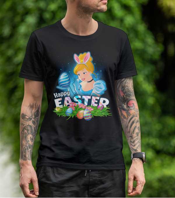 Cinderella Bunny Ears Easter Eggs Celebration T-Shirt