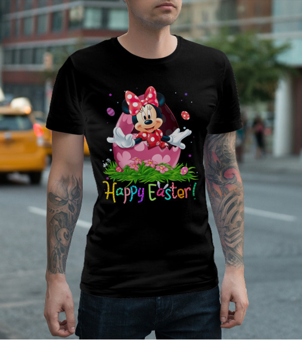 Minnie Mouse Happy Easter Egg Surprise T-Shirt