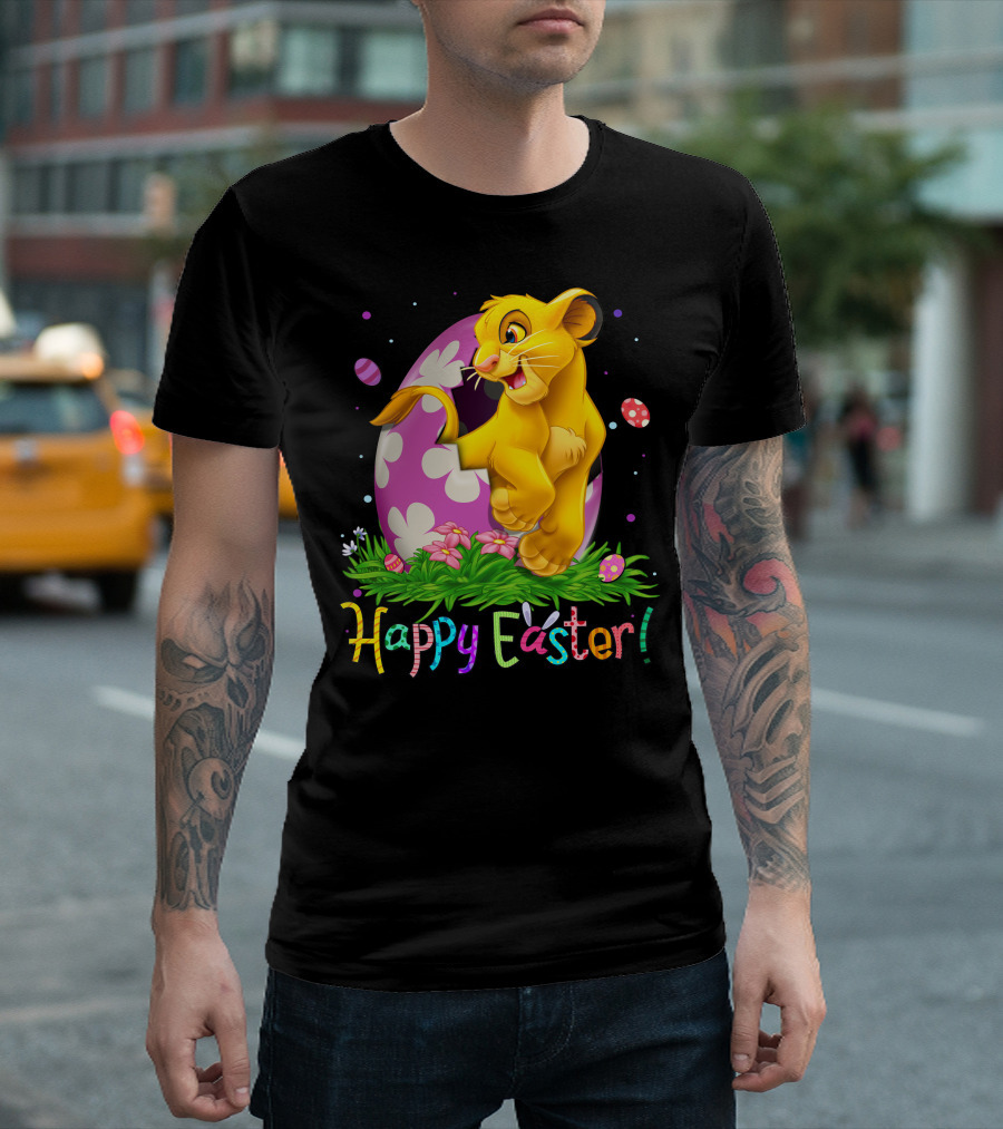 Simba Happy Easter Egg Celebration T-Shirt
