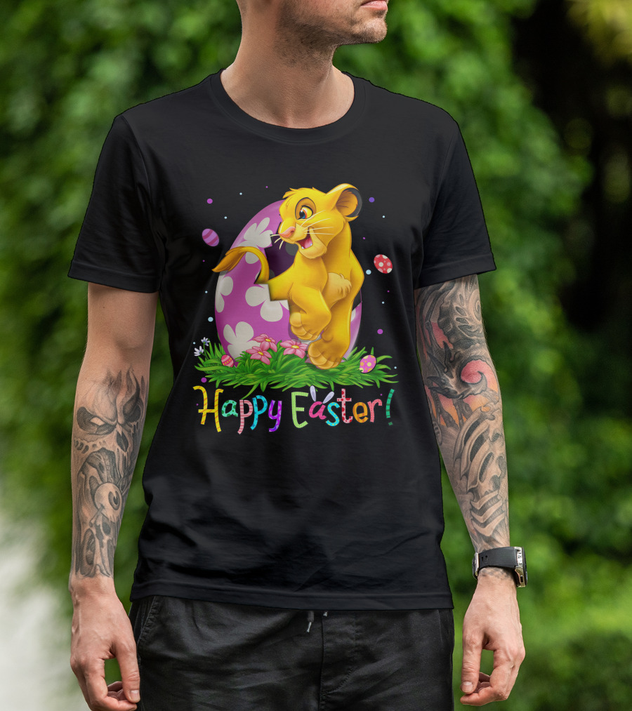 Simba Happy Easter Egg Celebration T-Shirt