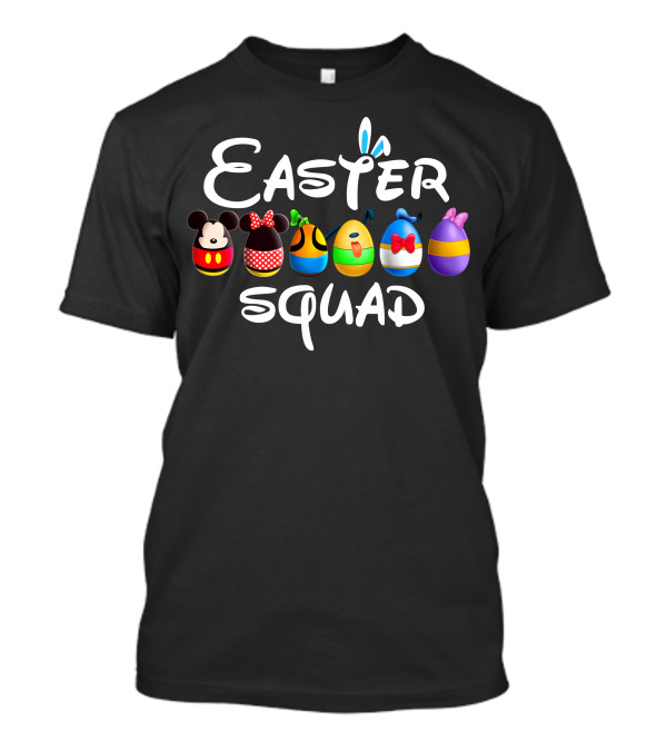Easter Squad Disney-Inspired Eggs With Iconic Elements T-Shirt