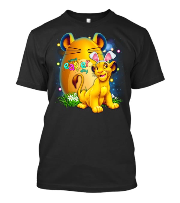 Simba Happy Easter Day Bunny Ears Egg T-Shirt
