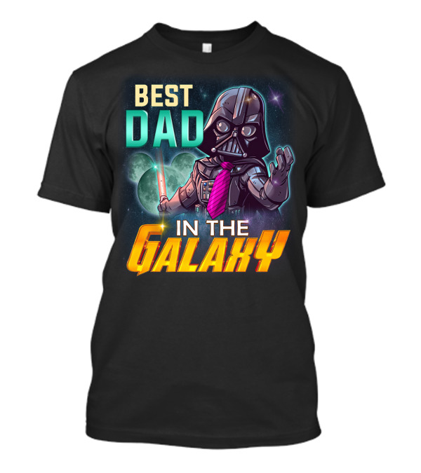 Best Dad In The Galaxy Darth Vader T-Shirt