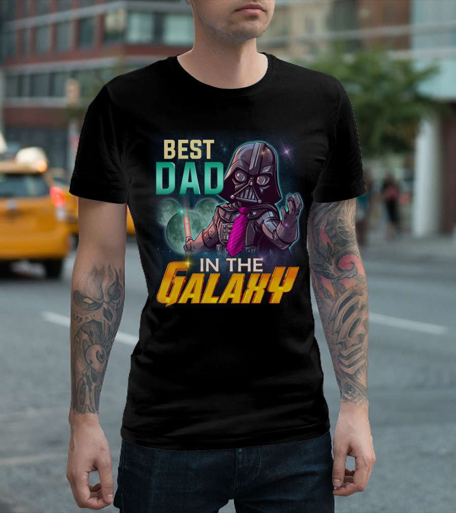 Best Dad In The Galaxy Darth Vader T-Shirt