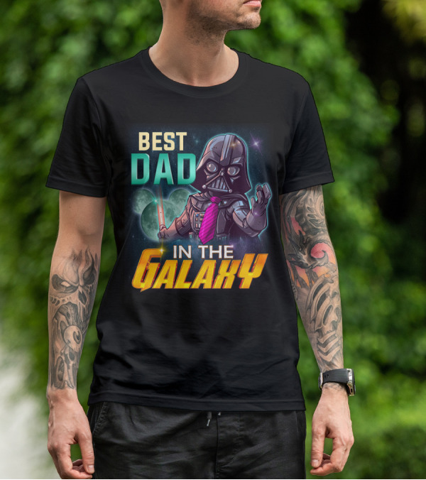 Best Dad In The Galaxy Darth Vader T-Shirt